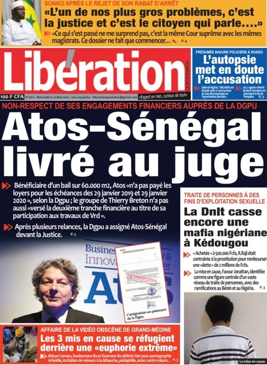 Revue de P­­resse du Mercredi 02/07/2025