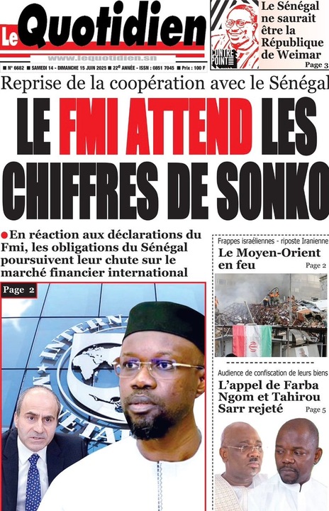Revue de P­­resse du Samedi 14/06/2025