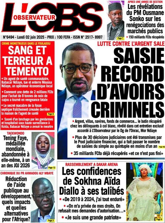 Revue P­­resse du Lundi 02/06/2025