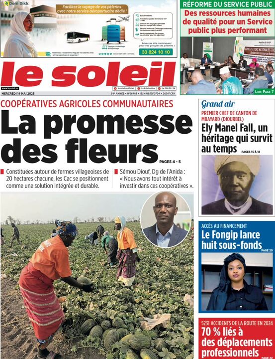 Revue de Presse du Mercredi 14/05/2025