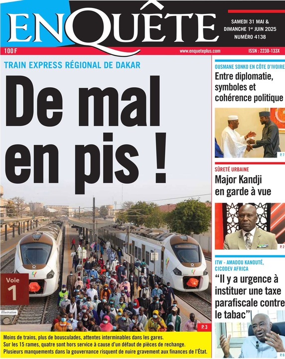 Revue de P­­resse du Samedi 31/05/2025