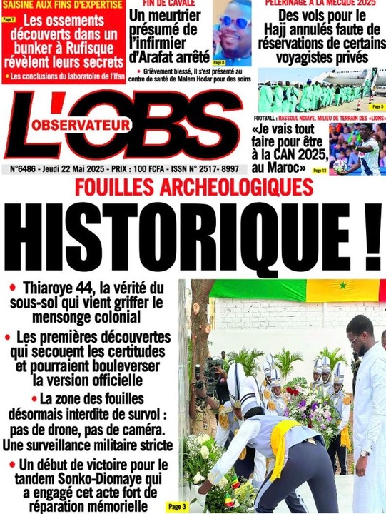 Revue de P­­resse du Jeudi 22/05/2025