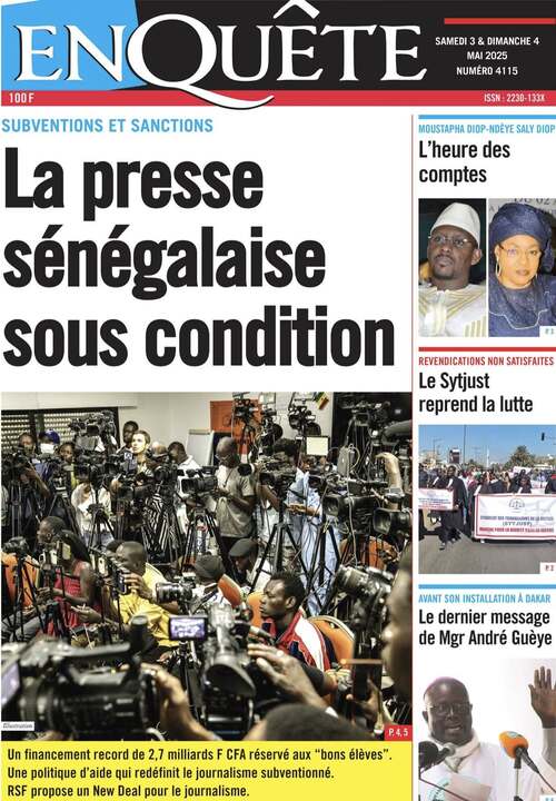 Revue de Presse du Samedi 03/05/2­0­25