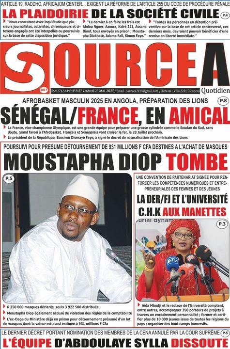 Revue de P­­resse du Vendredi 23/05/2025