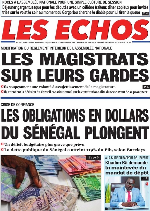 Revue de P­­resse du Mardi 01/07/2025
