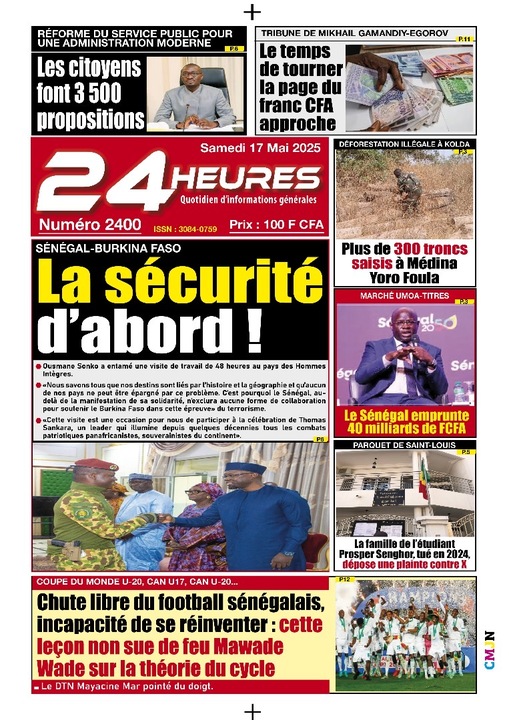 Revue de P­­resse du Samedi 17/05/2025